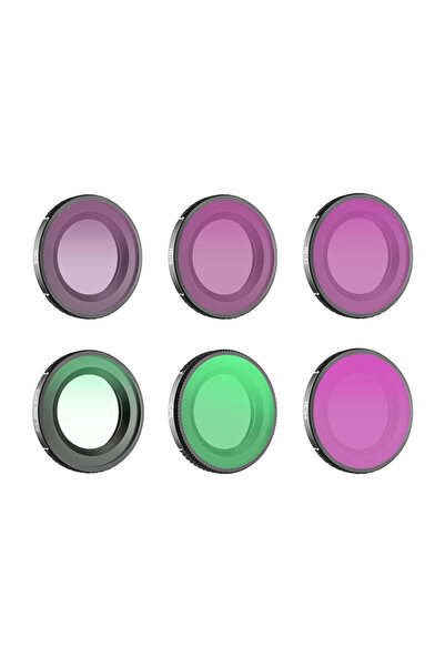 SunnyLife Kit de filtre 1/4 Black Mist CPL ND8 ND16 ND32 ND64 pentru Osmo Nano