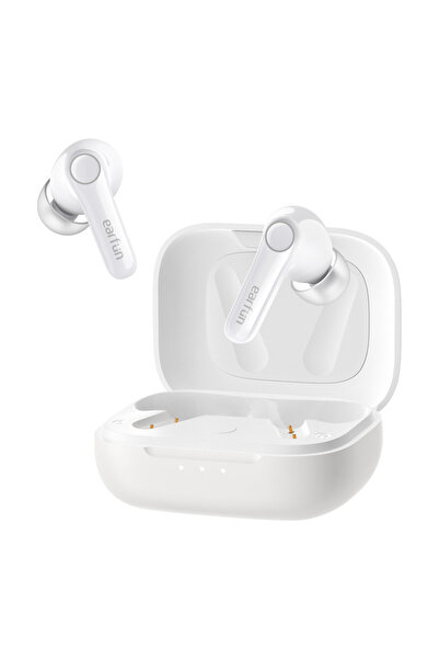 EARFUN Căști TWS Air Pro 4 ANC pentru telefoane, cu finisaj alb și funcție ANC.