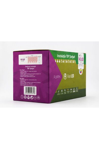 Rao ® Christmas Installation Type Turturi, Fringe with Flash, Section 5 M, 14...