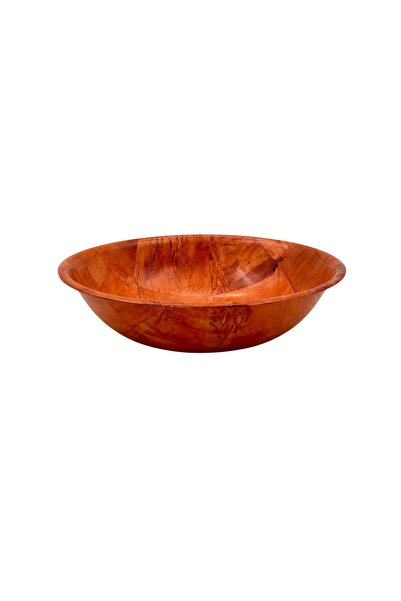 B&D Wooden Bowl 25cm – Premium Natural Wood Serving Bowl for Salads, Fruits, ...