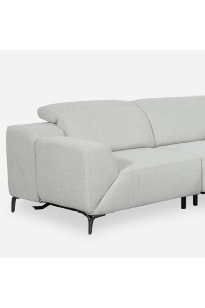 Roots Furniture Solace Grey Motion Power LAF
