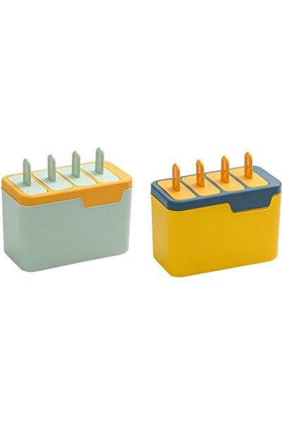 STARSTAR Two ice cube molds; ice cream molds are used to make popsicles.