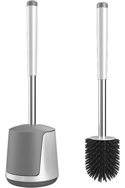 STARSTAR Toilet brush, bathroom cleaning brush, long soft bristle brush, floo...