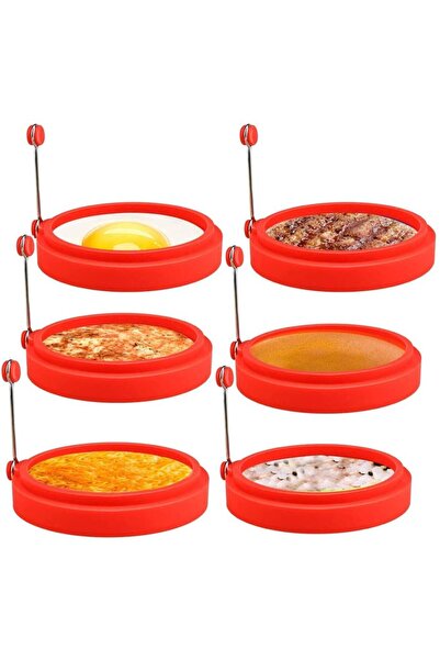 STARSTAR Egg ring mold for frying pan, silicone pancake mold, round fried egg...
