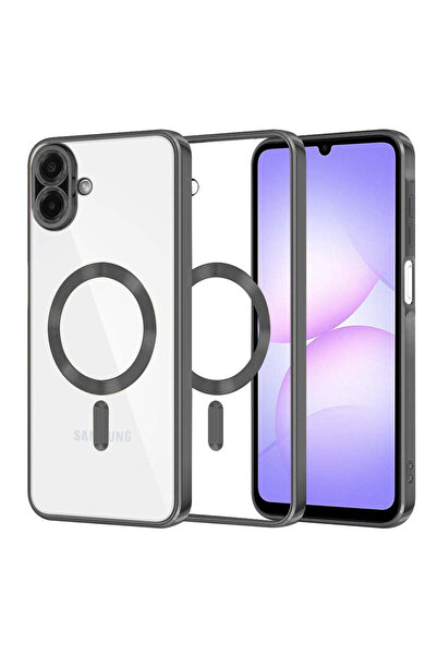 Techsuit Husă pentru Samsung Galaxy A07 4G, Lux Crystal MagSafe, argintiu - n...