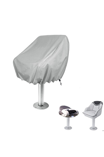 Morvena Picks Husă scaun marină din 2 piese (56x61x64 cm) - Husă din țesătură...