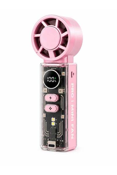 PopZa Mini Handheld Fan Pro — Your Personal Breeze on the Go!