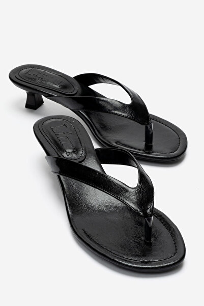 Lizzu Women's Orthopedic Sole Sandals Flip-Flop Heeled Slippers
