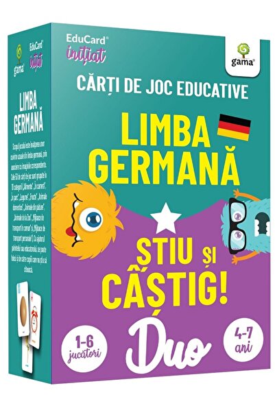 Gama Limba germana. Stiu si castig! Carti de joc educative