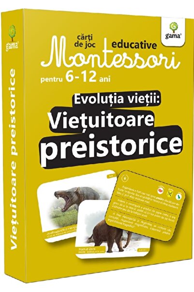 Gama Montessori. Evolutia vietii: Vietuitoare preistorice