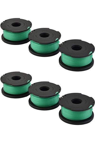 STARSTAR 6-pack lawnmower spools - cutting line - spools - for Black & Decker...