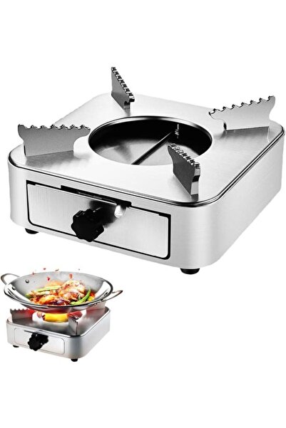 STARSTAR Outdoor portable stainless steel alcohol stove, hot pot, and spirits...