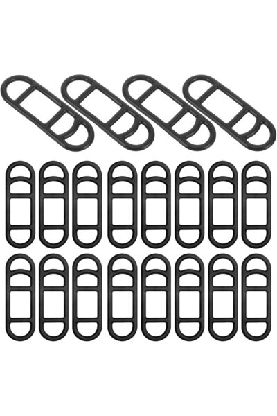 Morvena Picks Pachet de 20 de benzi elastice din silicon pentru bicicletă, in...