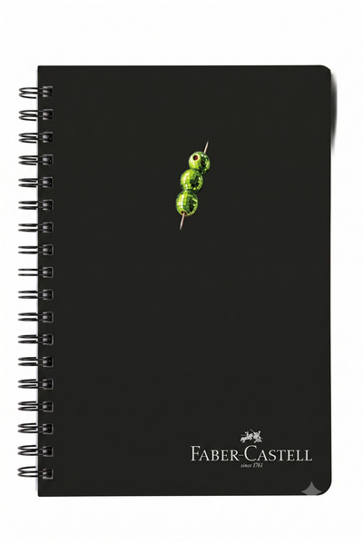 Faber Castell دفتر ملاحظات بغلاف من الورق المقوى من إف سي ديسكو فروت، مخطط حل...