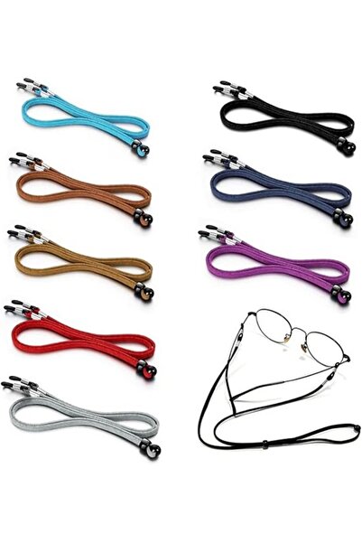 STARSTAR 8-piece set of glasses cords, adjustable chains for sunglasses, non-...