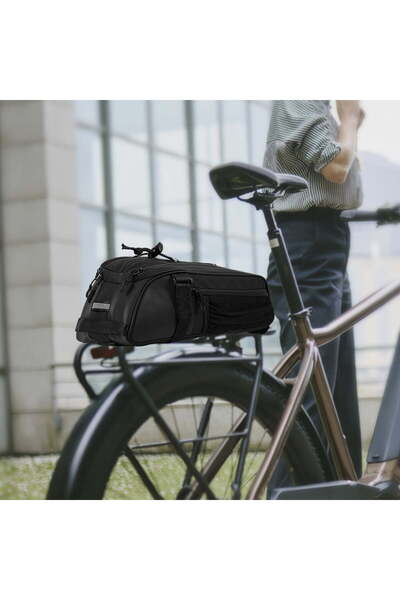 STARSTAR Multifunctional waterproof bicycle storage bag for bicycle racks, fe...
