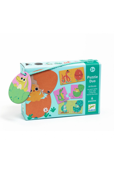 djeco Puzzle duo Puișor din ou