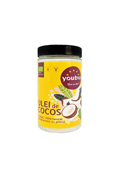 Youbio Ulei de Cocos Presat la Rece 100% Youbio, 700 ml
