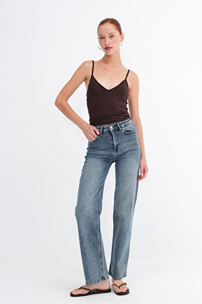 Addax Wide Leg Jean Pantolon PN1131