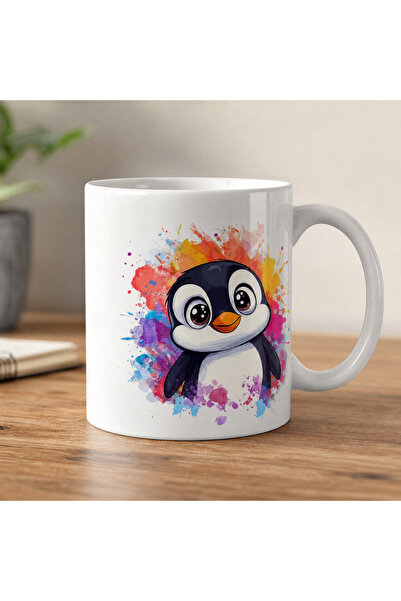 KADOREX DESIGN Cute Penguin Mug – Penguin Themed Ceramic Mug