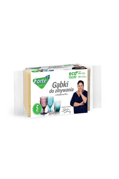 Generic Brand Set 5 bureti de spalat vase, Forte, galben