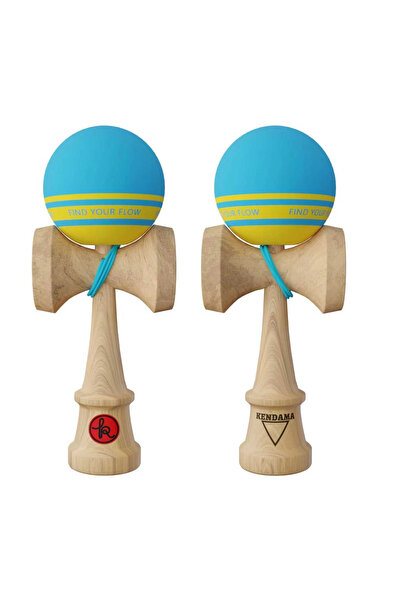 OEM Kendama Record Plus Blue, Base cup, 18,5 cm, cupe mari si set ata cadou