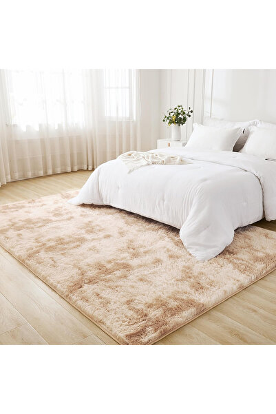 Klyte Modern Fluffy Area Rug for Living Room and Bedroom, Soft Shaggy Carpet ...