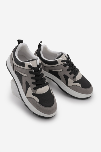 Marjin Women's Sneaker High Sole Sports Shoes Aryan Smoked Suede