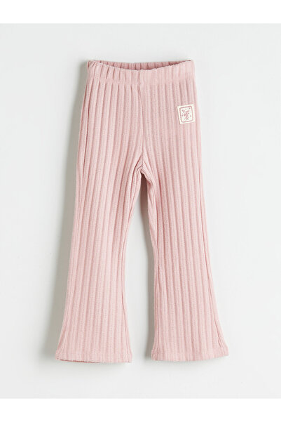 LC Waikiki Elasticated Waist Flared Leg Girls' Leggings