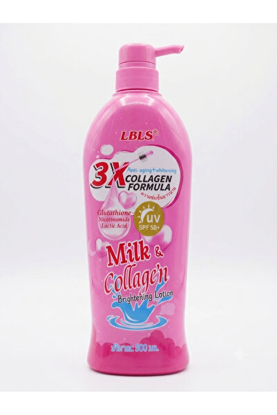 LBLS Milk & Collagen Brightening Body Lotion 500ml with Glutathione & SPF 50+...
