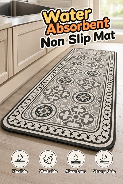 Generic 1 Piece Diatom Mud Anti Fatigue Non Slip Kitchen Floor Mat Waterproof...