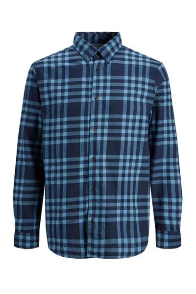 Jack & Jones Πουκάμισο καρό "Blue Heaven" μπλε