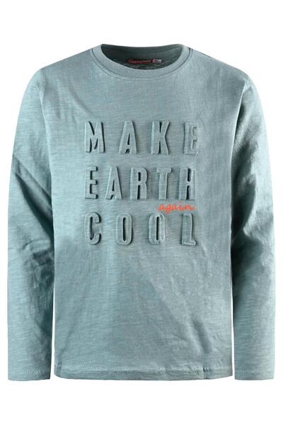 Energiers Μπλούζα "Make earth cool" χακί (6-16)