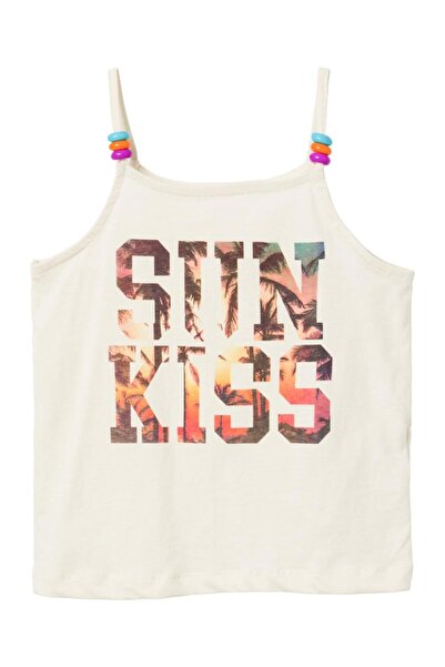 Name it Μπλούζα αμάνικη κορίτσι "Sun kiss" εκρού