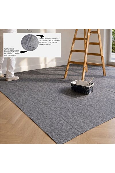 BAMI NETWORK Covor protectie podea strat dublu gri 240x120cm lucrari casnice