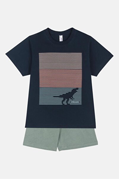 JOYCE Πυτζάμα αγόρι "Dinosaur Dreams" μπλε
