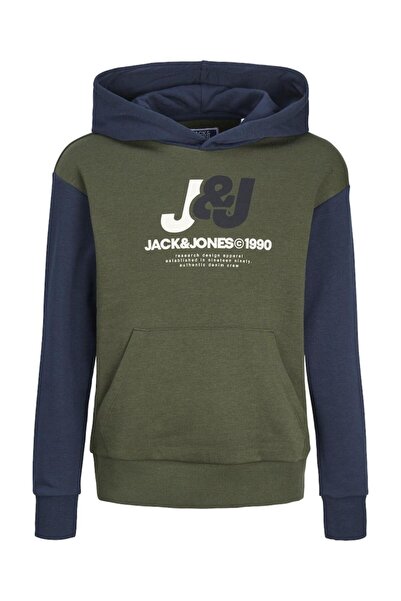 Jack & Jones Μπλούζα φούτερ αγόρι "Kylo junior" χακί