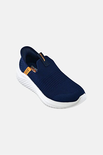 SKECHERS Kids Boy Ultra Flex 3,0 Slip On Walking Shoes, Navy Blue