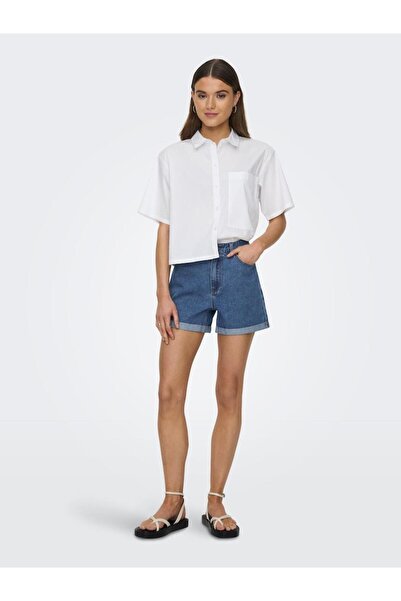 ONLY Σορτς τζιν γυναικείο "Vega" μπλε (medium blue)