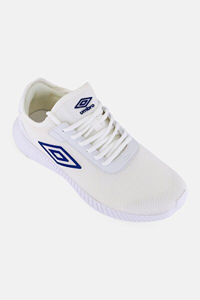 UMBRO حذاء تدريب رجالي ميلاند سهل الارتداء، أبيض