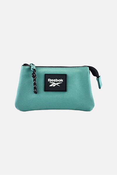 Reebok Women Brand Logo Three Compartment Toiletry Pouch, Blue