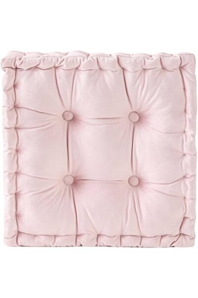 STARSTAR Chair cushion, soft velvet square cushion with bow, comfortable indo...