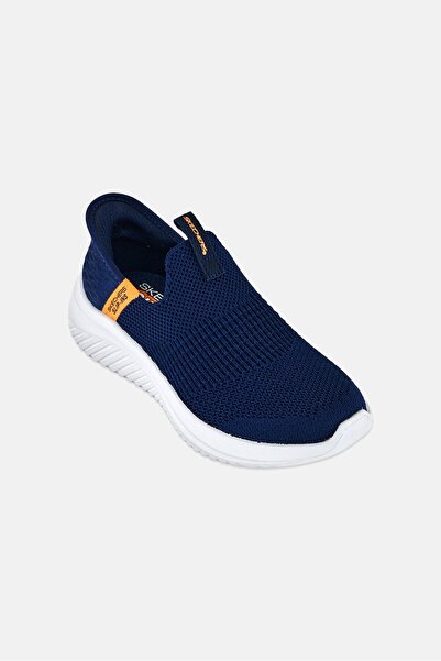 SKECHERS Toddlers Boy Ultra Flex 3,0 Slip On Walking Shoes, Navy Blue