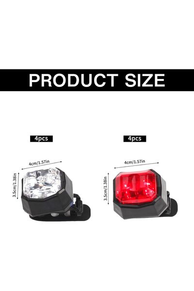 Morvena Picks Lumini pentru cărucior de bebeluși, set de 8 lumini LED pentru ...