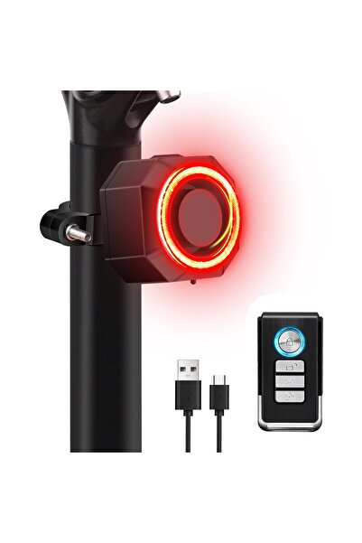 STARSTAR Smart bicycle taillight alarm - brake-sensing taillight - wireless a...