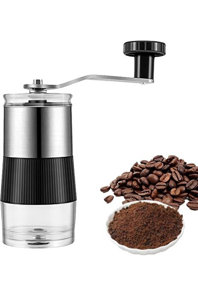 STARSTAR Manual Coffee Grinder Stainless Steel Hand Crank Adjustable Coarsene...