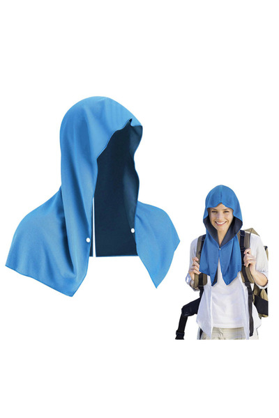 STARSTAR Two-pack hooded bath towels, cool and absorbent towels for neck and ...