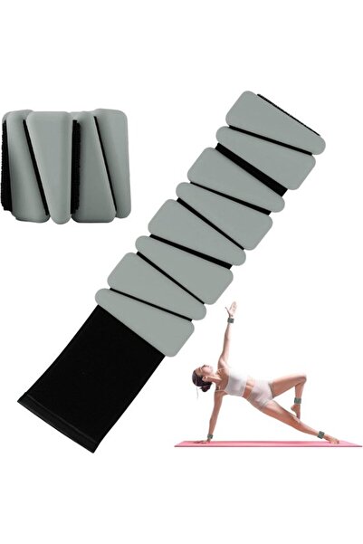 STARSTAR 2Pcs 0.9kg Wearable Silicone Wrist & Ankle Weights, Adjustable Worko...