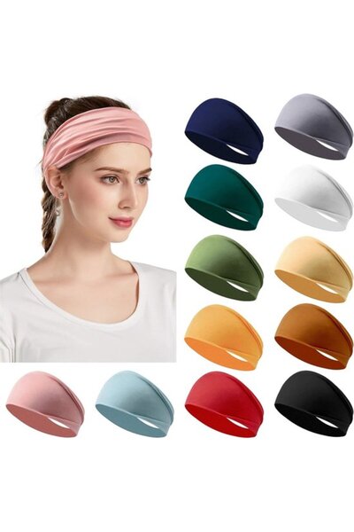 STARSTAR Women's Sports Headbands - Running Sweatbands - 12-Pack Women's Head...