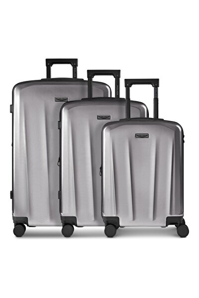 Police New York 4 wheels Suitcase set 3-piece Expandable